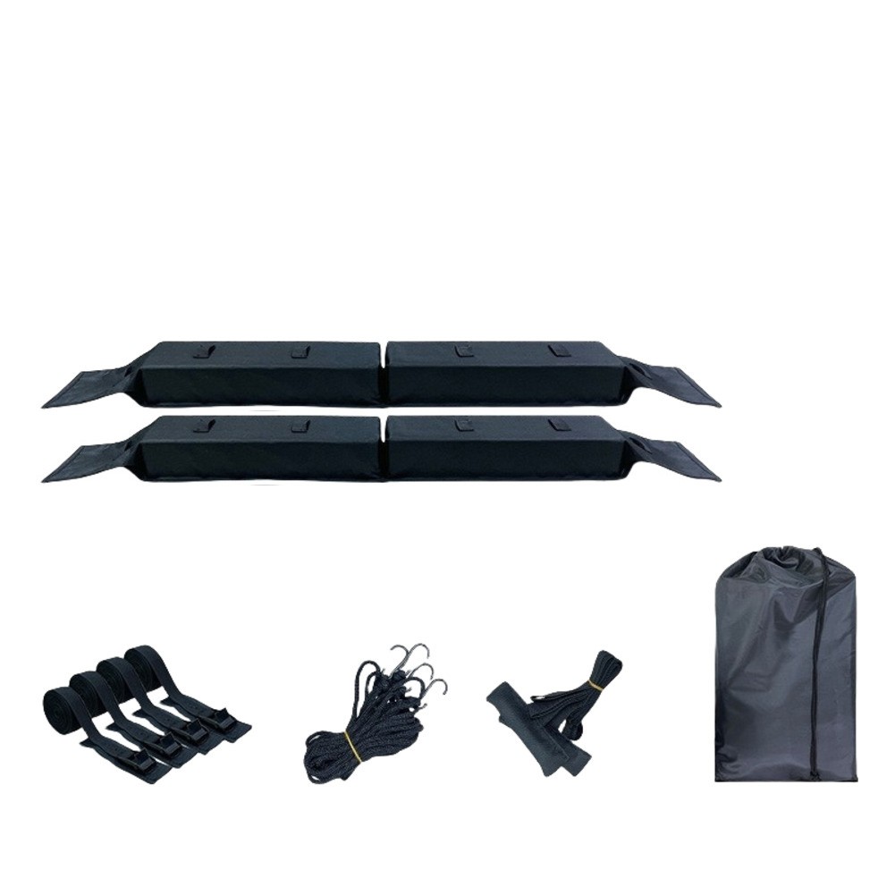For kayak Roof Rack Pads Soft Set with Anti Skid Pads Fixing Straps and Bag - Picture 22 of 23