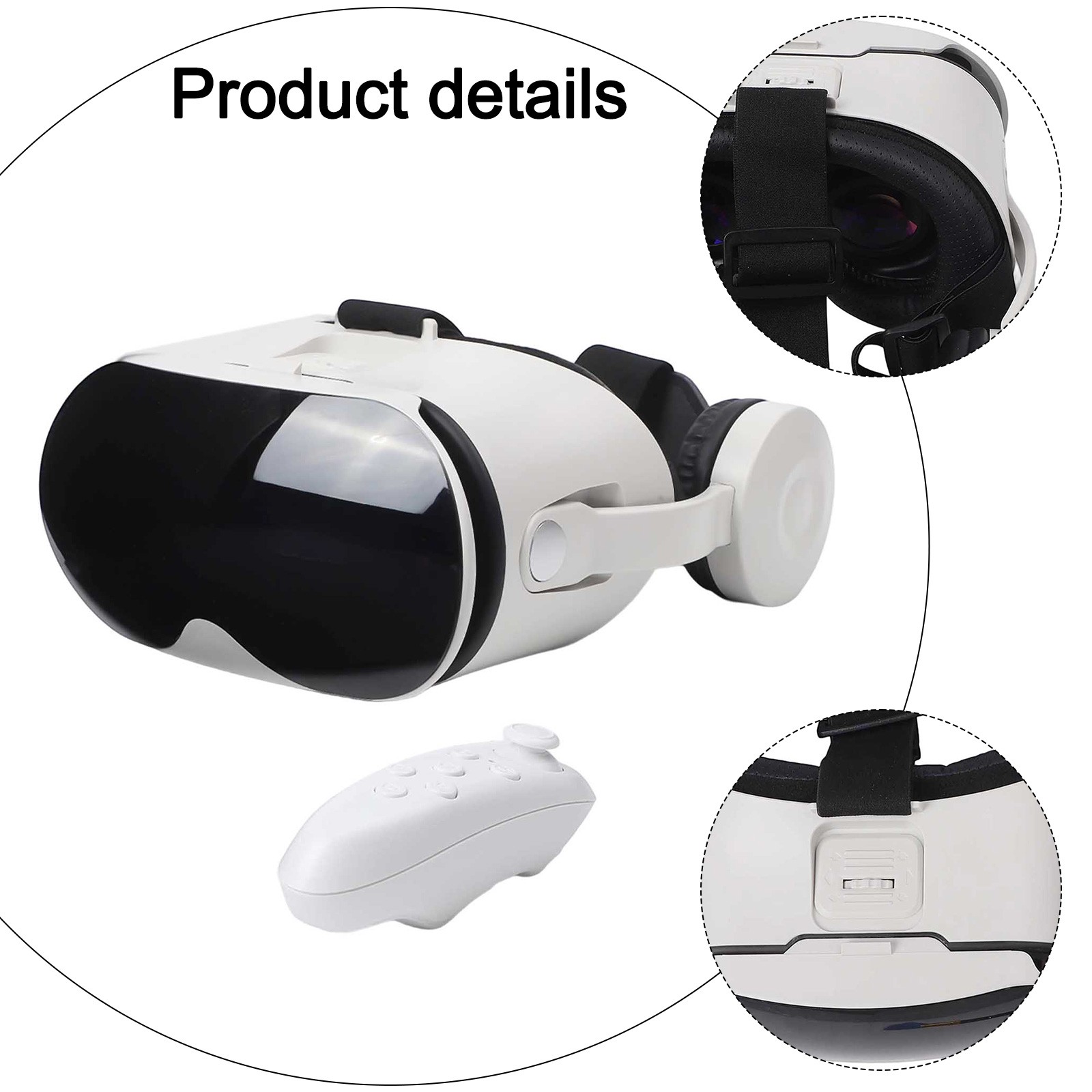 Cuffie VR dal design elegante che supportano la maggior parte degli smartphone da 5 5 a 6 7 pollici - Foto 30 di 42
