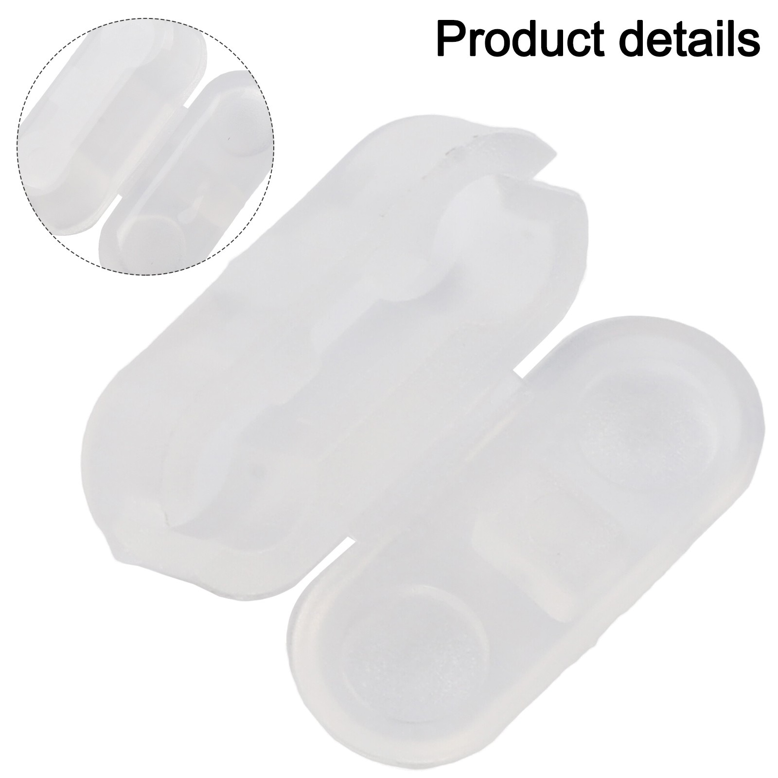 Practical Transparent Bead Buckle Vertical Blinds Chain Connectors Pack of 10 - Picture 29 of 38