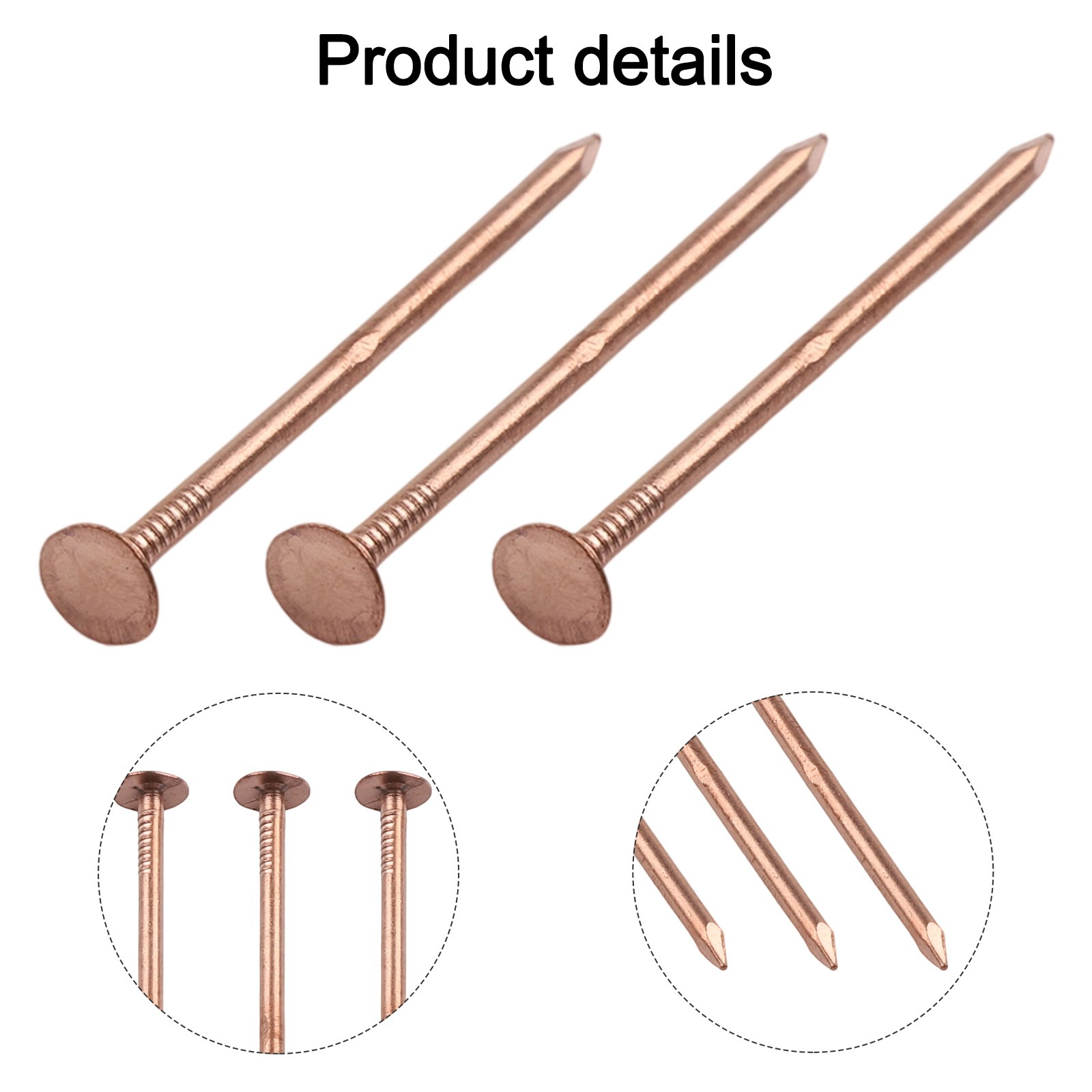 Stump Removal Copper Nails 20PCS for Easy Application and Effectiveness