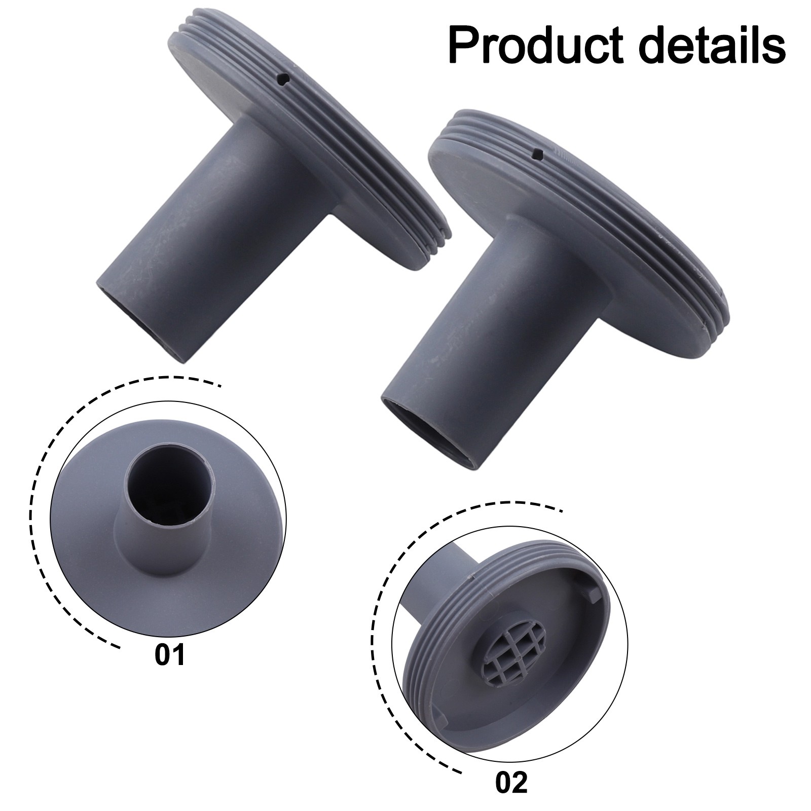 Strainer Connector for Intex For Pool Outlet 1 1/4 Inch Filter Adapter