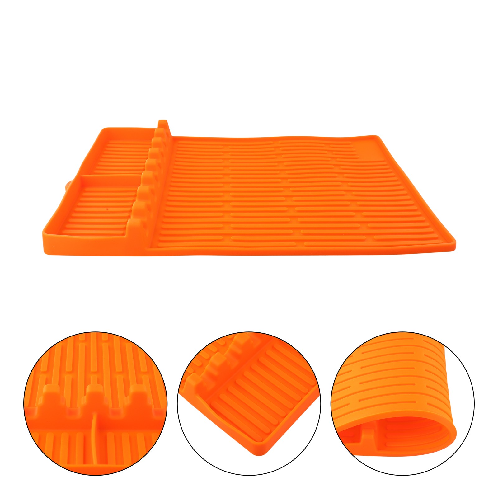 Silicone Griddle Mat Multi Purpose Large Spatula & Drip Pad for Grilling Needs