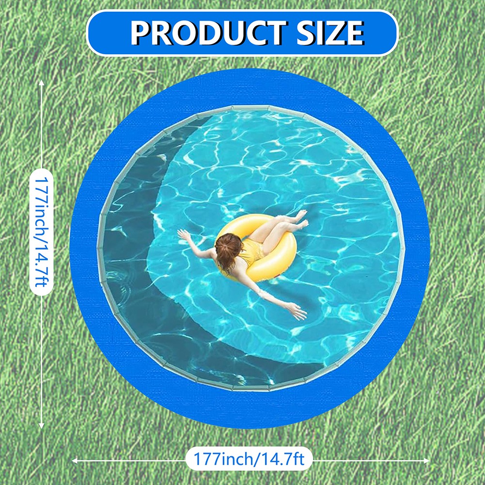 Tapis de revêtement de piscine rembourré pour tapis de piscine hors sol matér - Picture 29 of 36