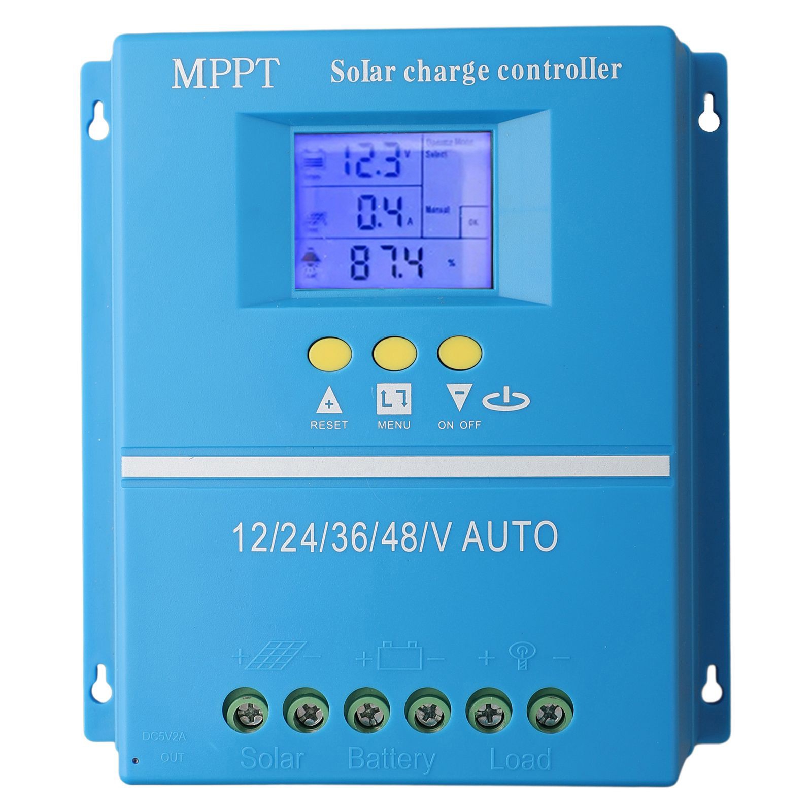 12V 48V PV Charger Dual USB Charging Ports Compatible With GEL Batteries