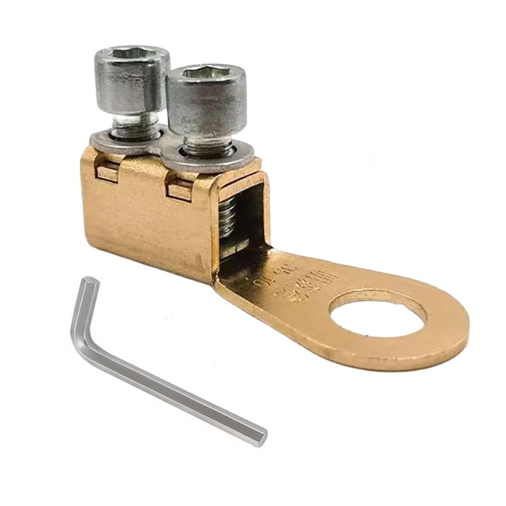 Brass Car Battery Terminal Block Connector with Wrench for Reliable Connection - Picture 10 of 13