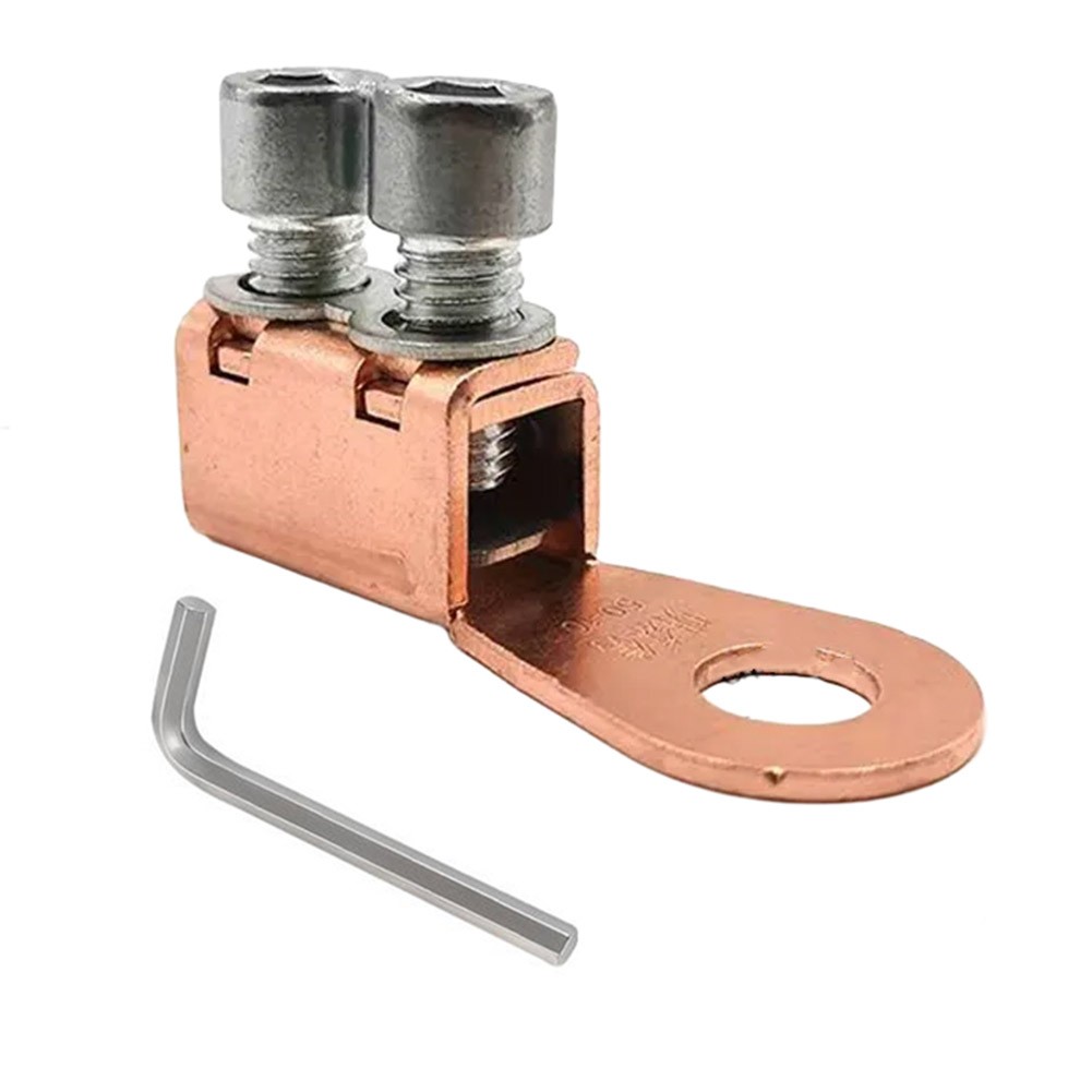Brass Car Battery Terminal Block Connector with Wrench for Reliable Connection - Picture 12 of 13