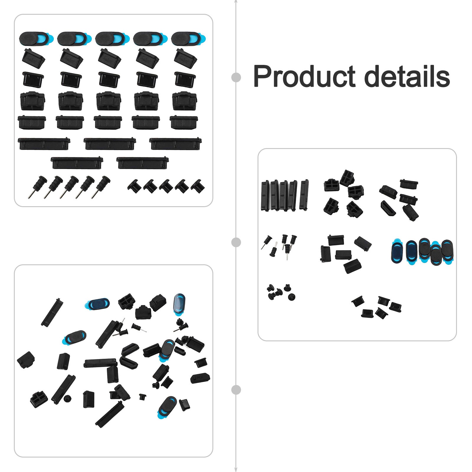 40 Pack USB A Type Female Anti Dust Tool for Laptops and Phones Protection - Photo 19/29