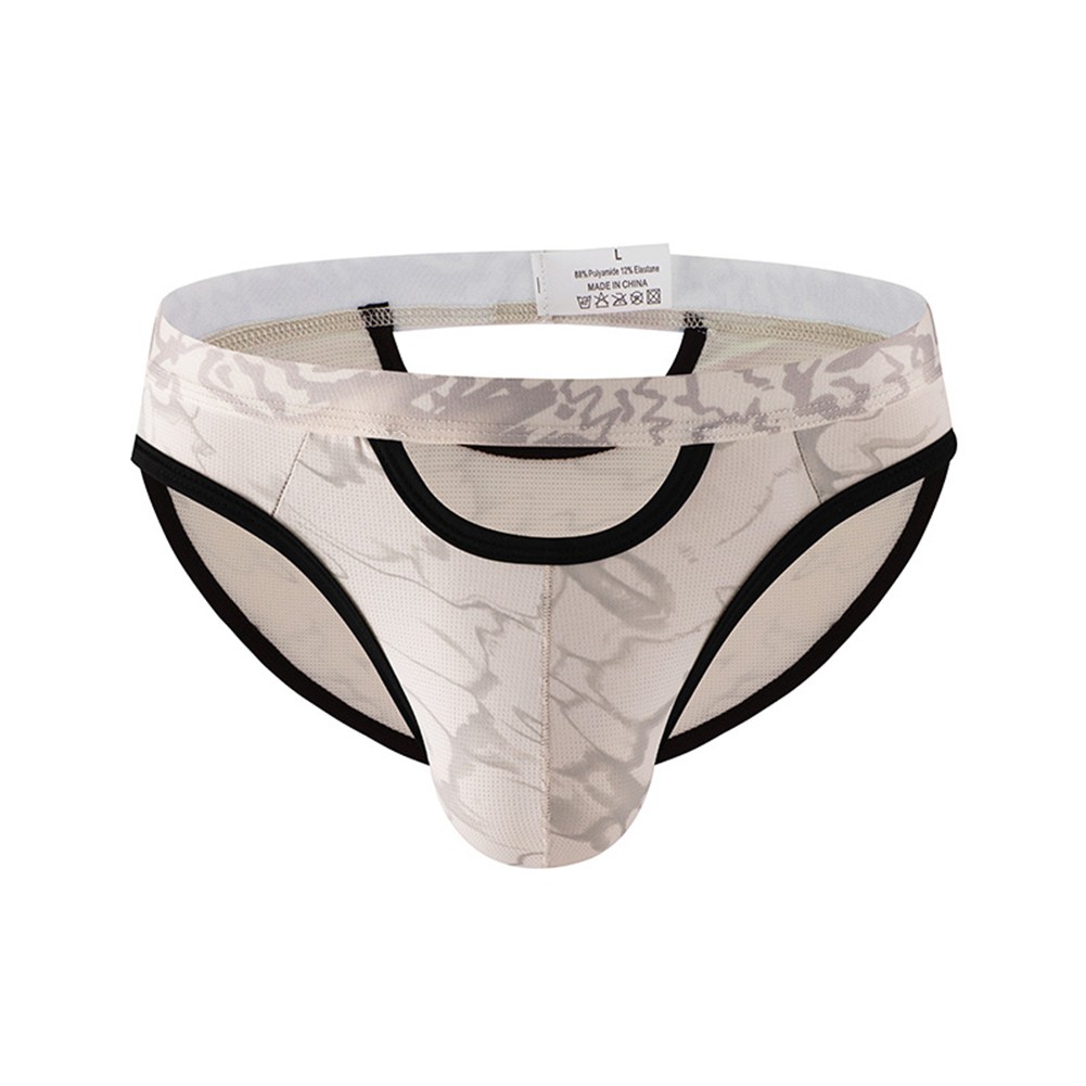 Low Rise Briefs 20% Spandex Fabric 80% Polyamide Fabric Bulge Pouch Briefs