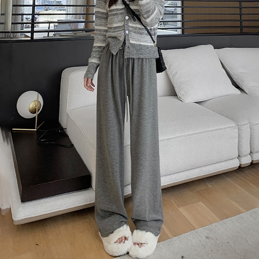 Casual Pants for Women Wide Leg High Waist Lightweight Polyester Blend - Picture 11 of 17