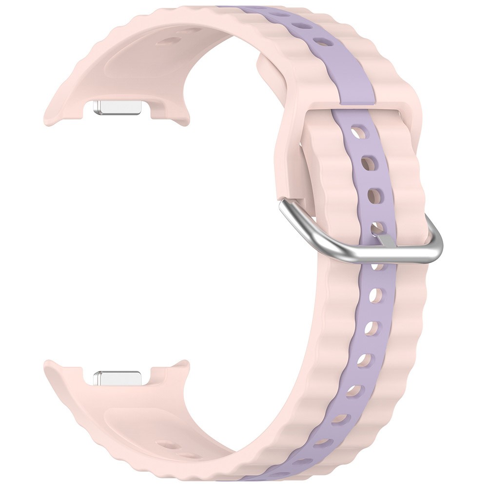 Comfort Fit Silicone Vertical Stripe Strap for Samsung Watch8 Classic 47MM - Picture 6 of 7