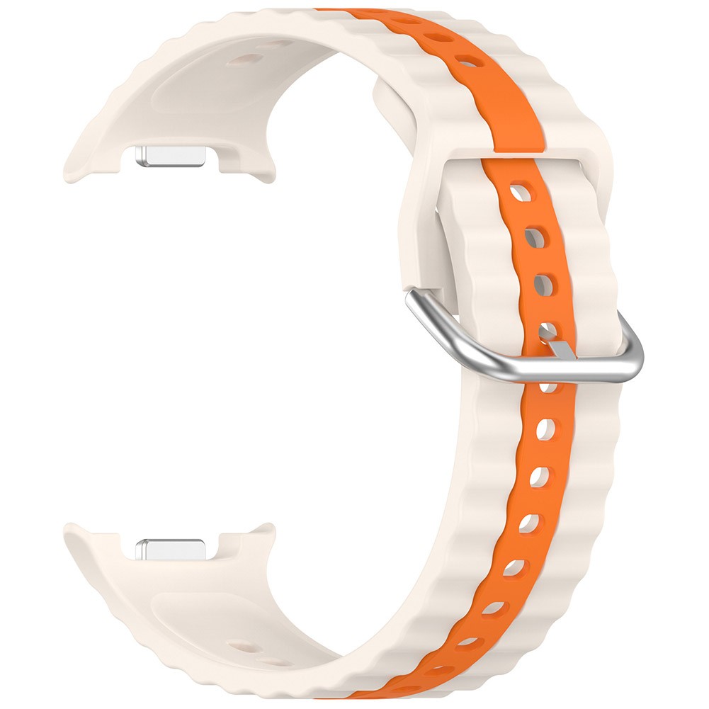 Comfort Fit Silicone Vertical Stripe Strap for Samsung Watch8 Classic 47MM - Picture 7 of 7