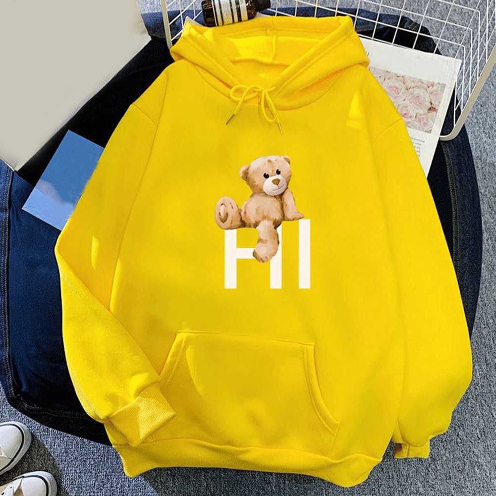 Printed Long Sleeve Sports Hoodie for Women Suitable for Vacation and Club Wear - Picture 16 of 65