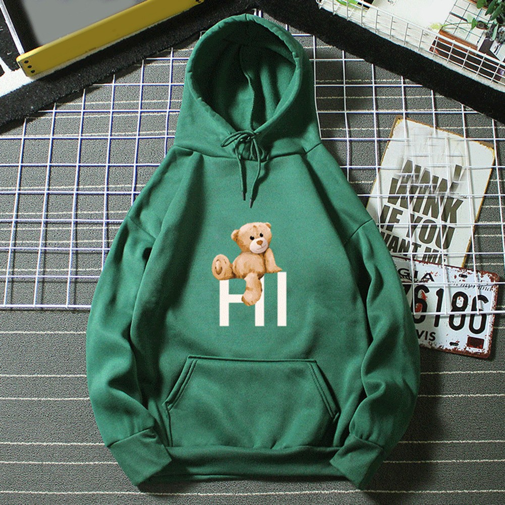 Printed Long Sleeve Sports Hoodie for Women Suitable for Vacation and Club Wear - Picture 13 of 65