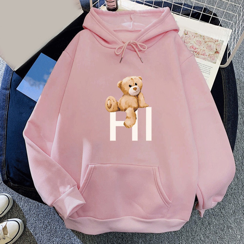 Printed Long Sleeve Sports Hoodie for Women Suitable for Vacation and Club Wear - Picture 17 of 65