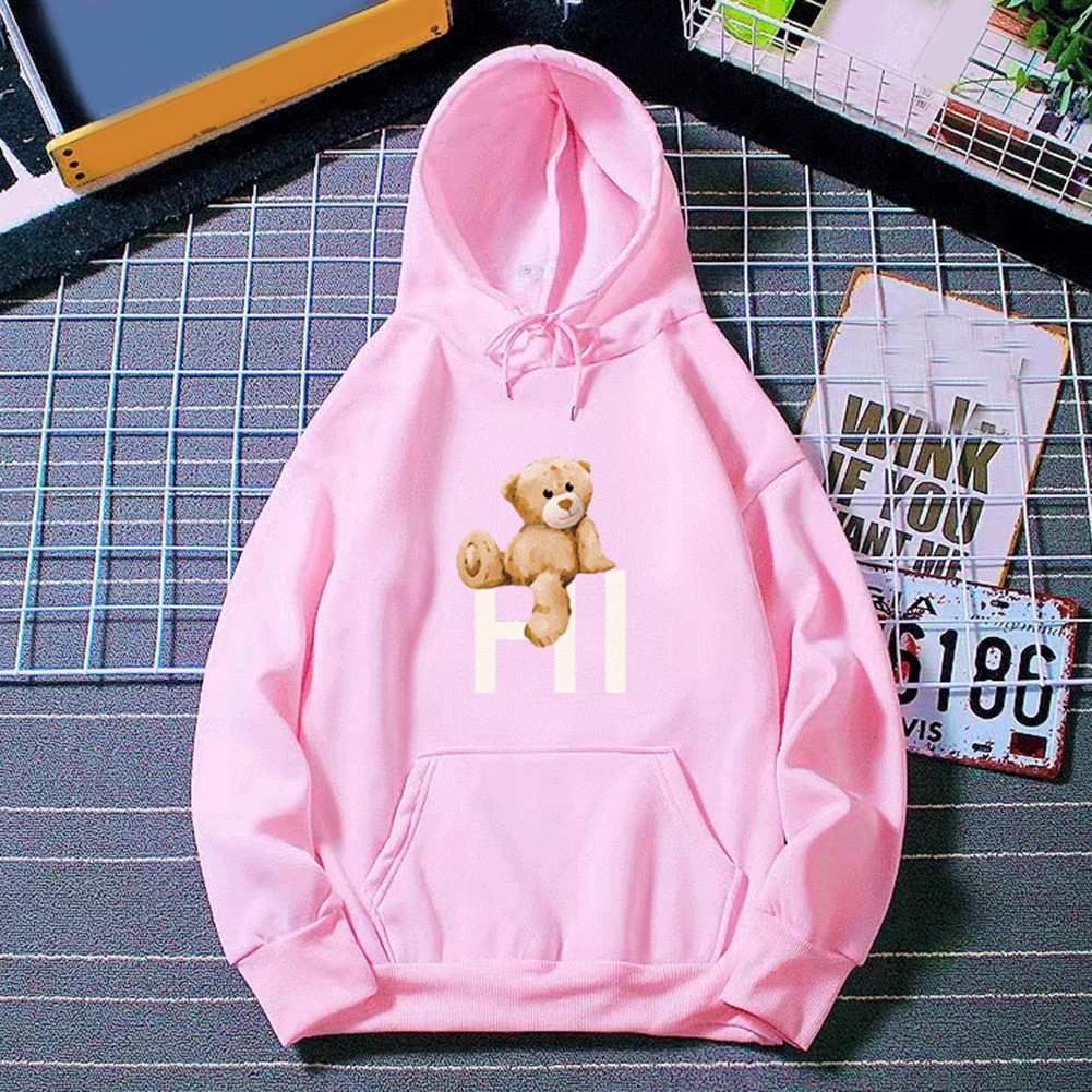 Printed Long Sleeve Sports Hoodie for Women Suitable for Vacation and Club Wear - Picture 18 of 65