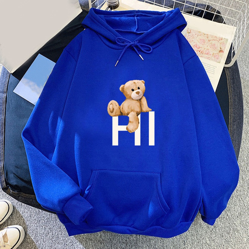 Printed Long Sleeve Sports Hoodie for Women Suitable for Vacation and Club Wear - Picture 15 of 65