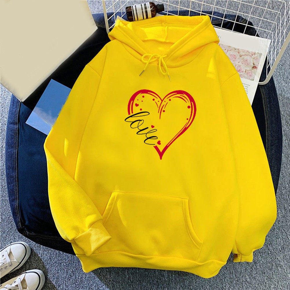 Sudadera con Capucha Estampada Manga Larga Damas Moda Deportes Hiphop Estilo Retro - Imagen 11 de 13
