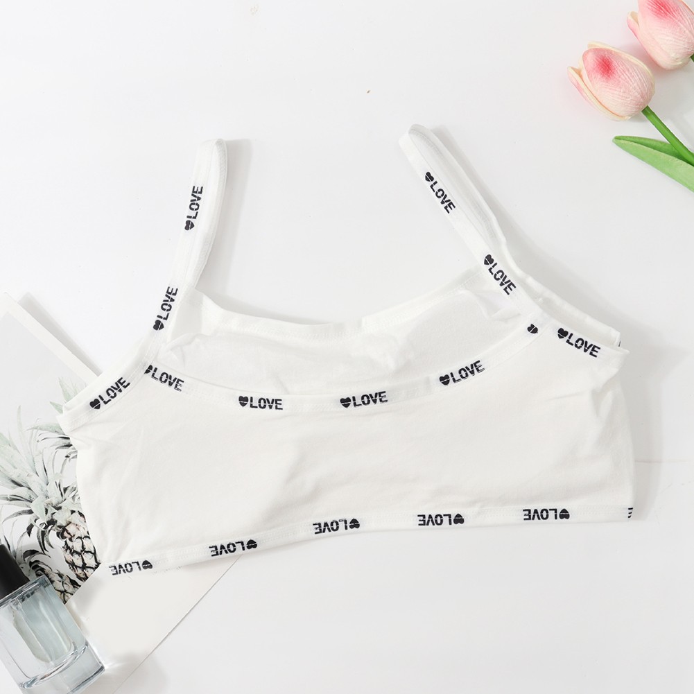 Summer Casual Vest for Women Letter Halter Bra Sports Style Cotton Fabric - Picture 27 of 45