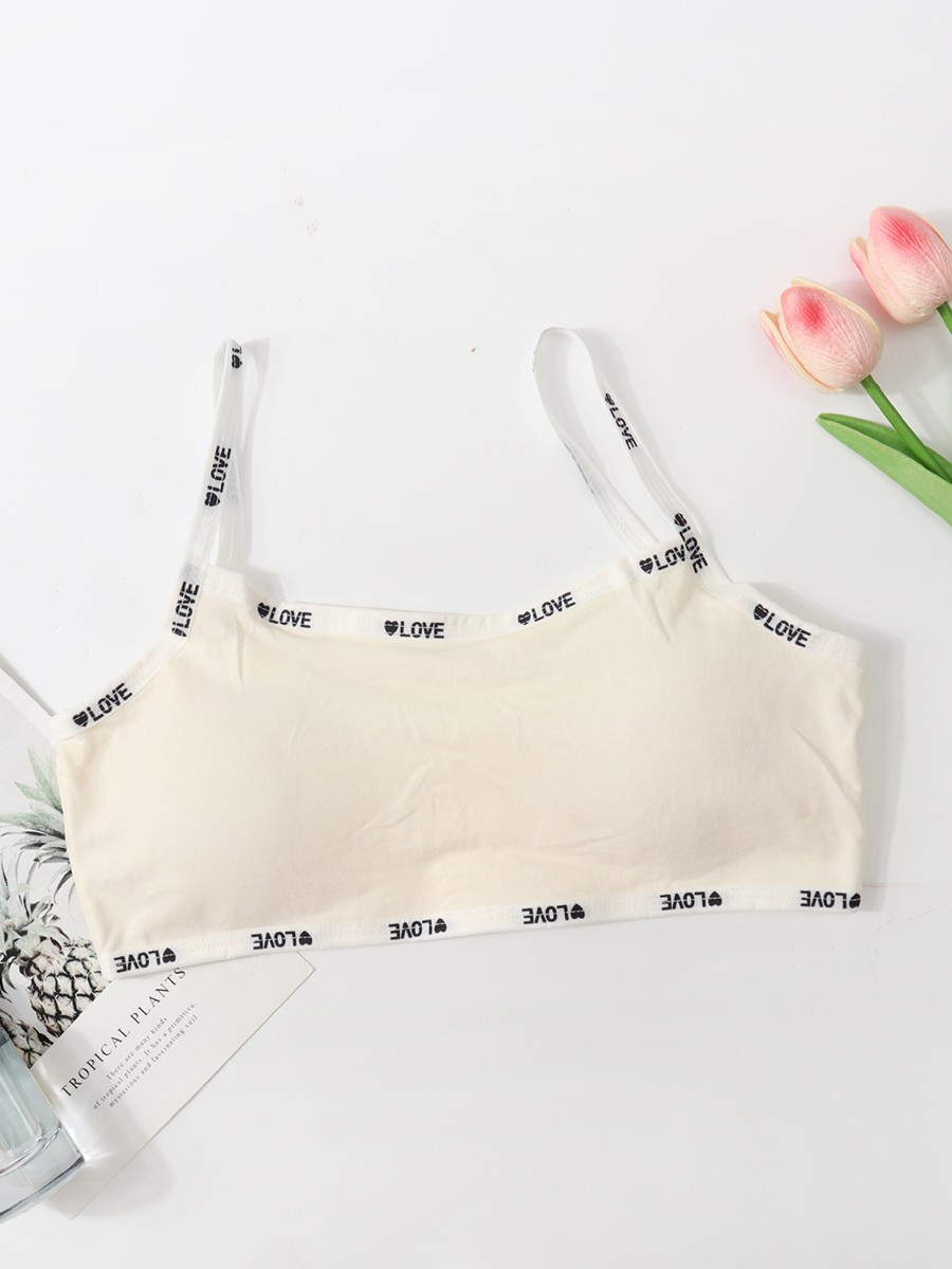 Summer Casual Vest for Women Letter Halter Bra Sports Style Cotton Fabric - Picture 32 of 45