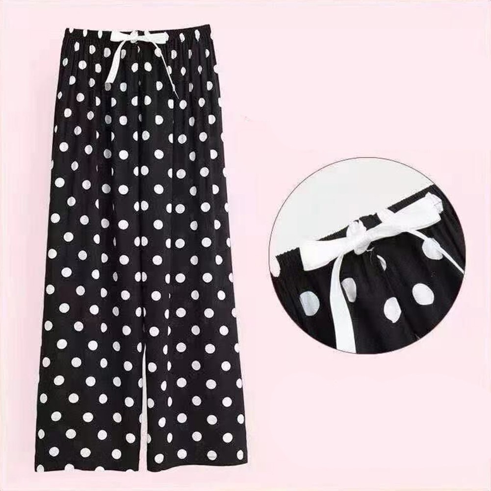 Loose Fit Pants Plus Size Pants Comfortable Sleepwear Lightweight Fabric - Picture 11 of 13