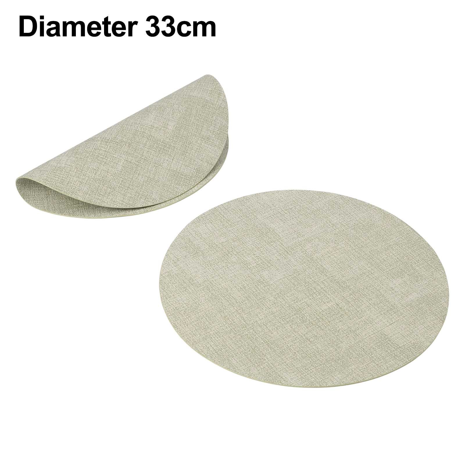 4Pcs Faux Leather Table Mats 33cm Stylish and Waterproof Placemats for Dining - Picture 48 of 50