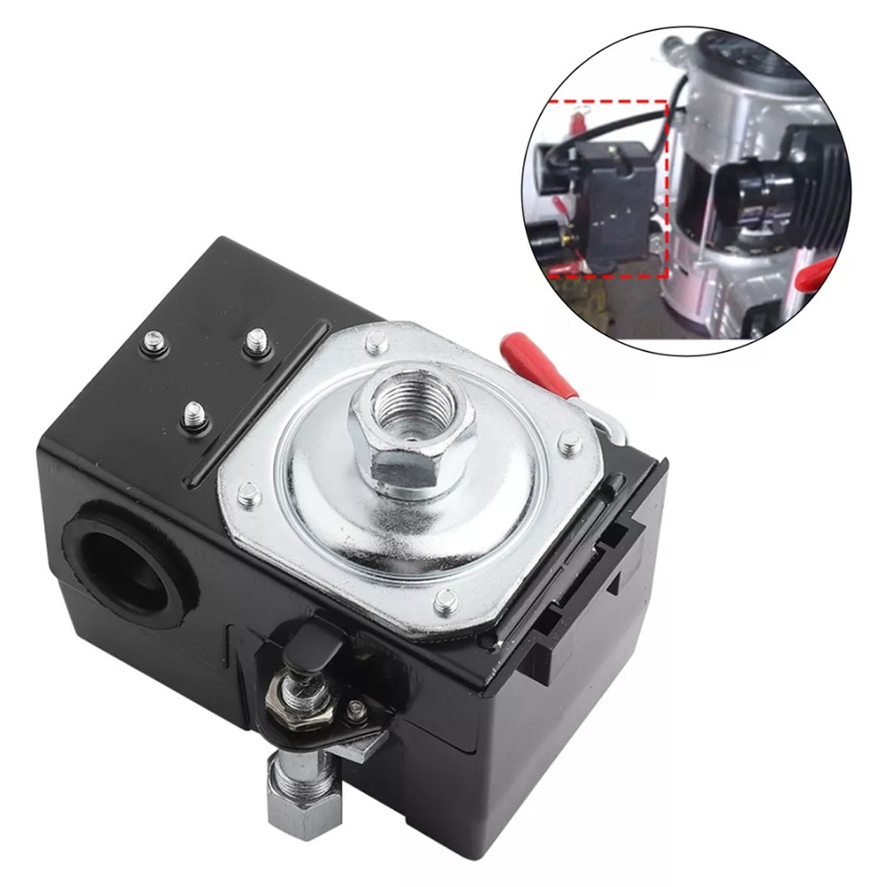 Interruptor de presión de compresor de aire 240V para varios tipos de compresores 135175 PSI - Imagen 14 de 16