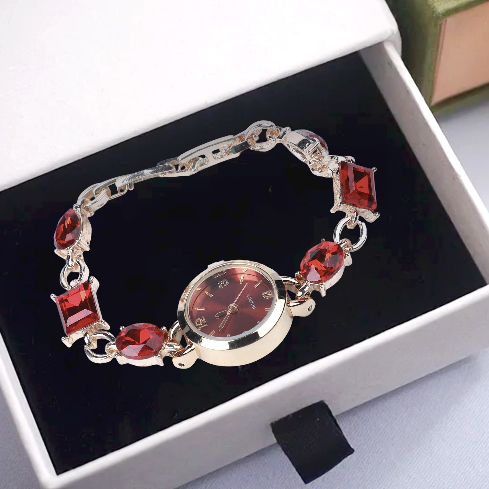 Bunt für Tiefsee Herz Quarz Exquisite Armband Uhr für Mode - Picture 17 of 29