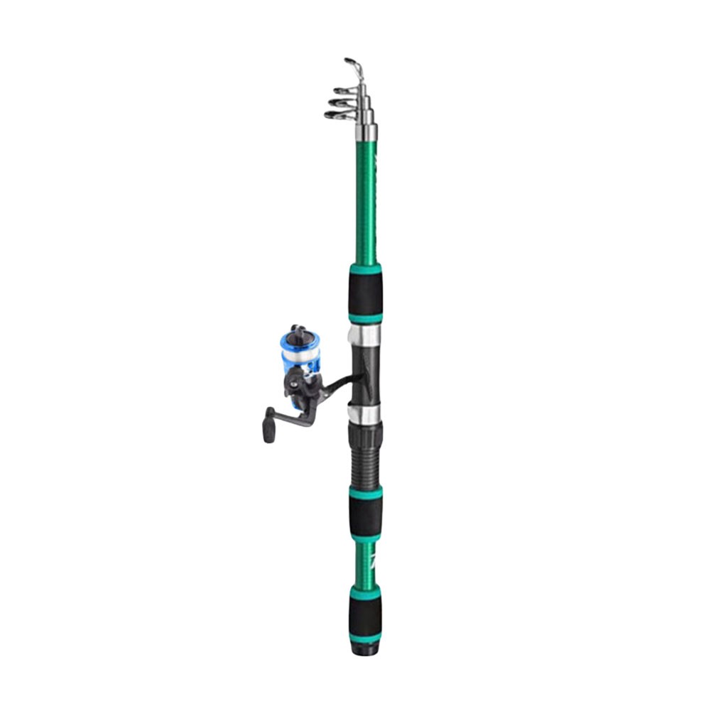 Ensemble canne à pêche télescopique avec moulinet et engin pour cage à carpe - Photo 20/21