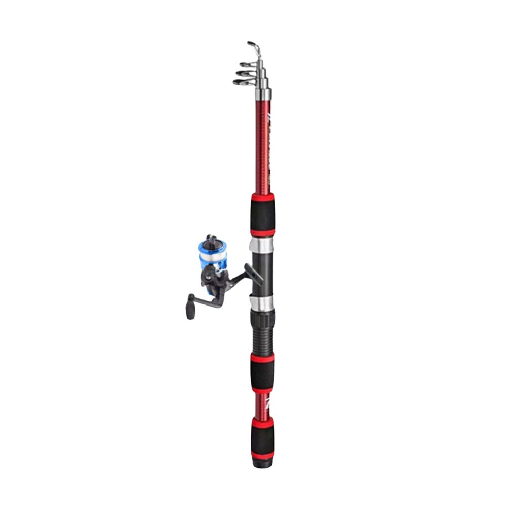 Ensemble canne à pêche télescopique avec moulinet et engin pour cage à carpe - Photo 13/21