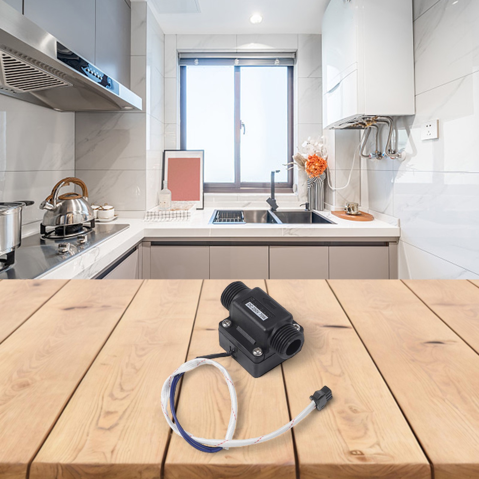 Customizable Water Flow Switch for Different Installation Requirements