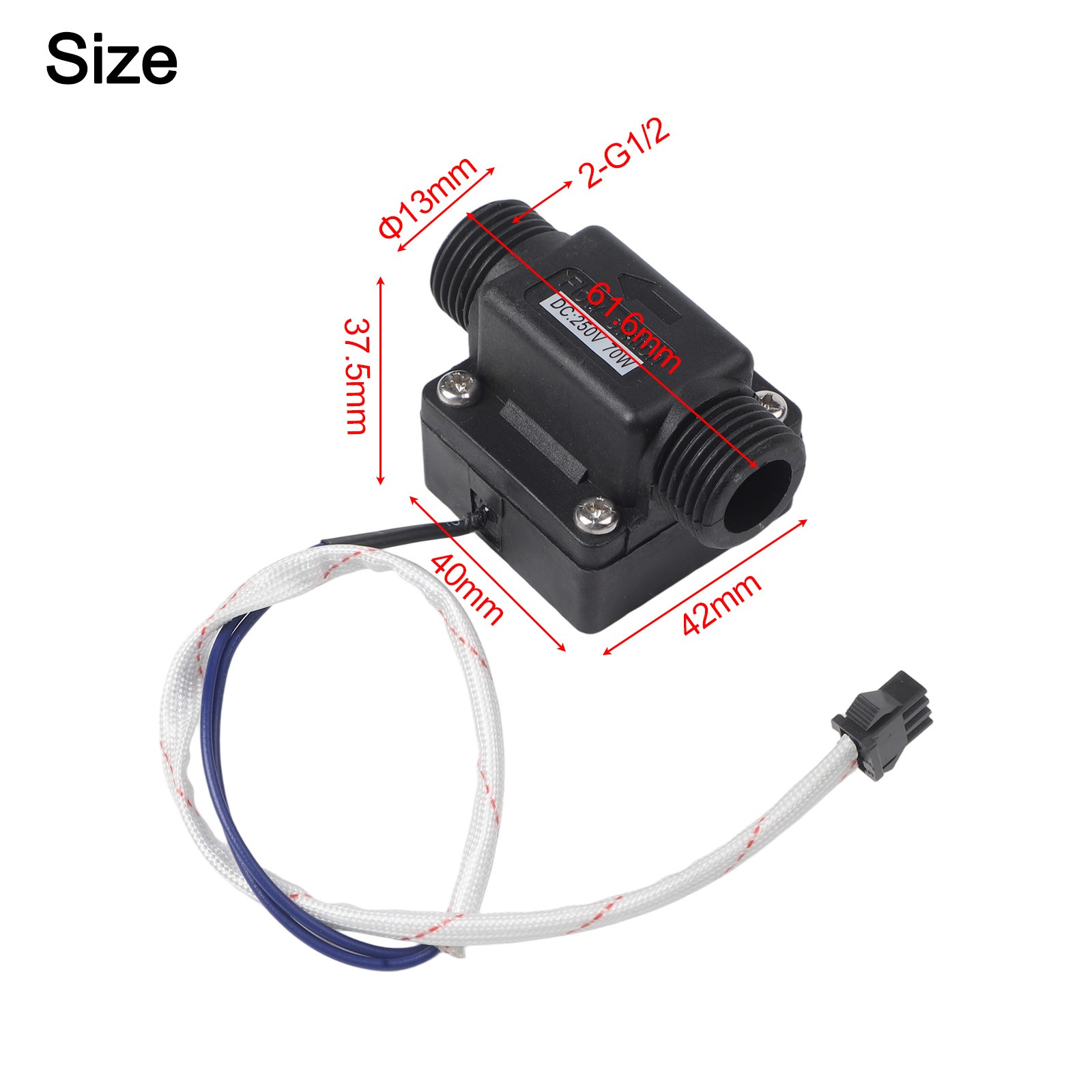 Customizable Water Flow Switch for Different Installation Requirements