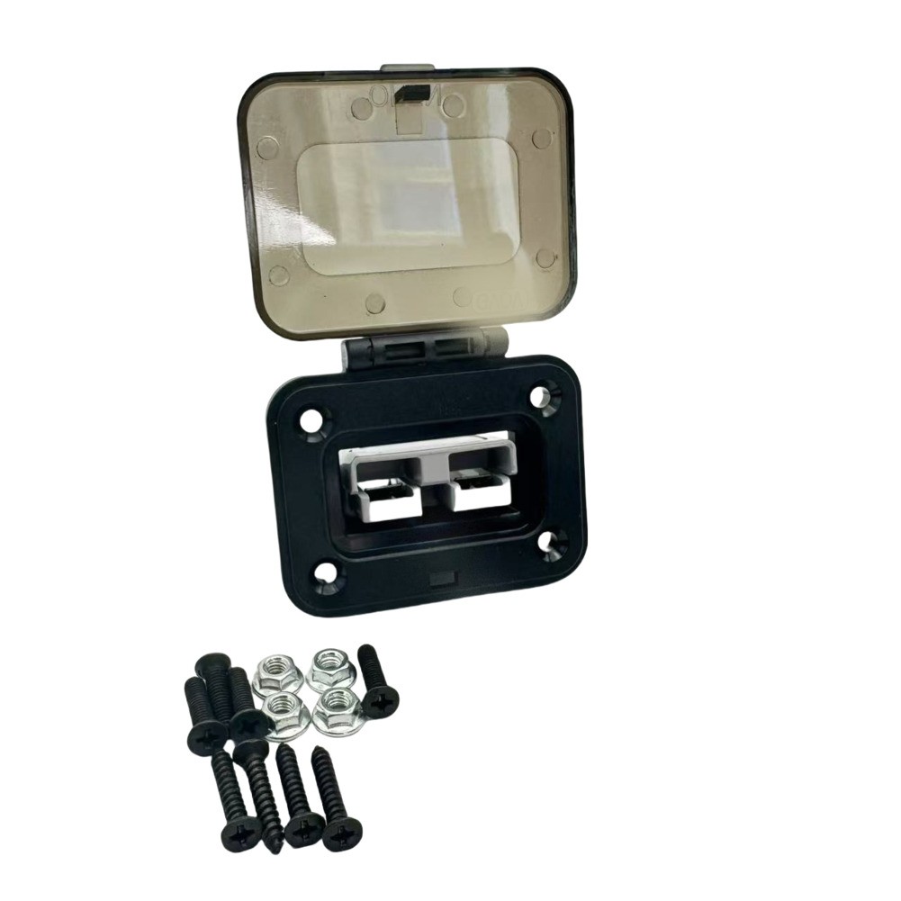 Base de panneau encastrée pour connecteur Anderson 50A avec couvercle pour câblage bateau - Photo 14/23