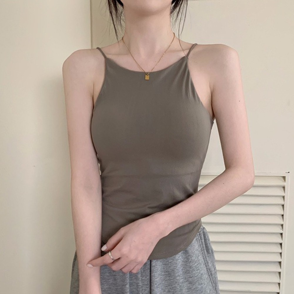 Women halter top with chest pads and base layer suitable for parties and beach - Picture 13 of 24
