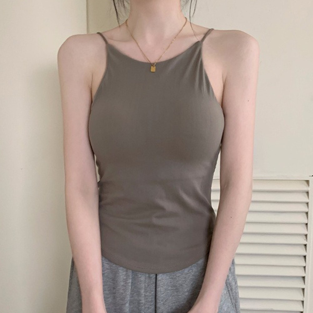 Women halter top with chest pads and base layer suitable for parties and beach - Picture 23 of 24