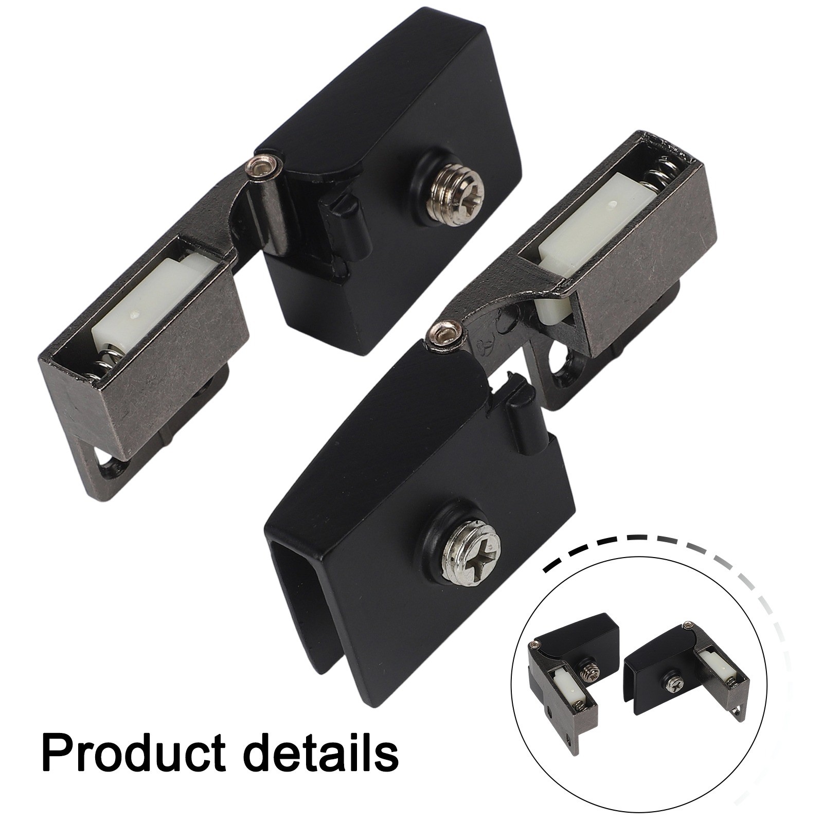 Convenient Use Glass Door Hinge Complete Installation Package For Cake Doors