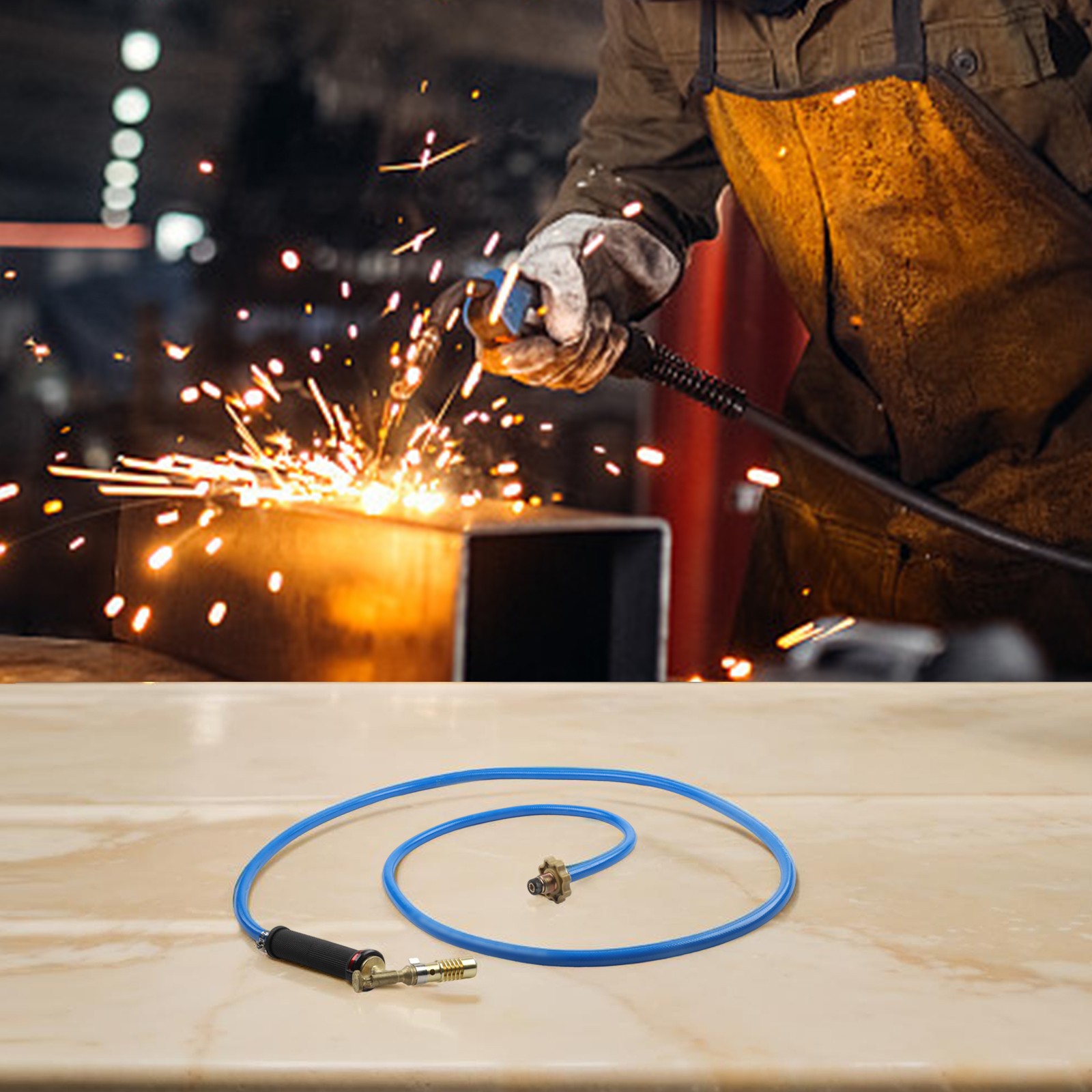 Compact All Copper Welding Torch Suitable for Various Metal Applications