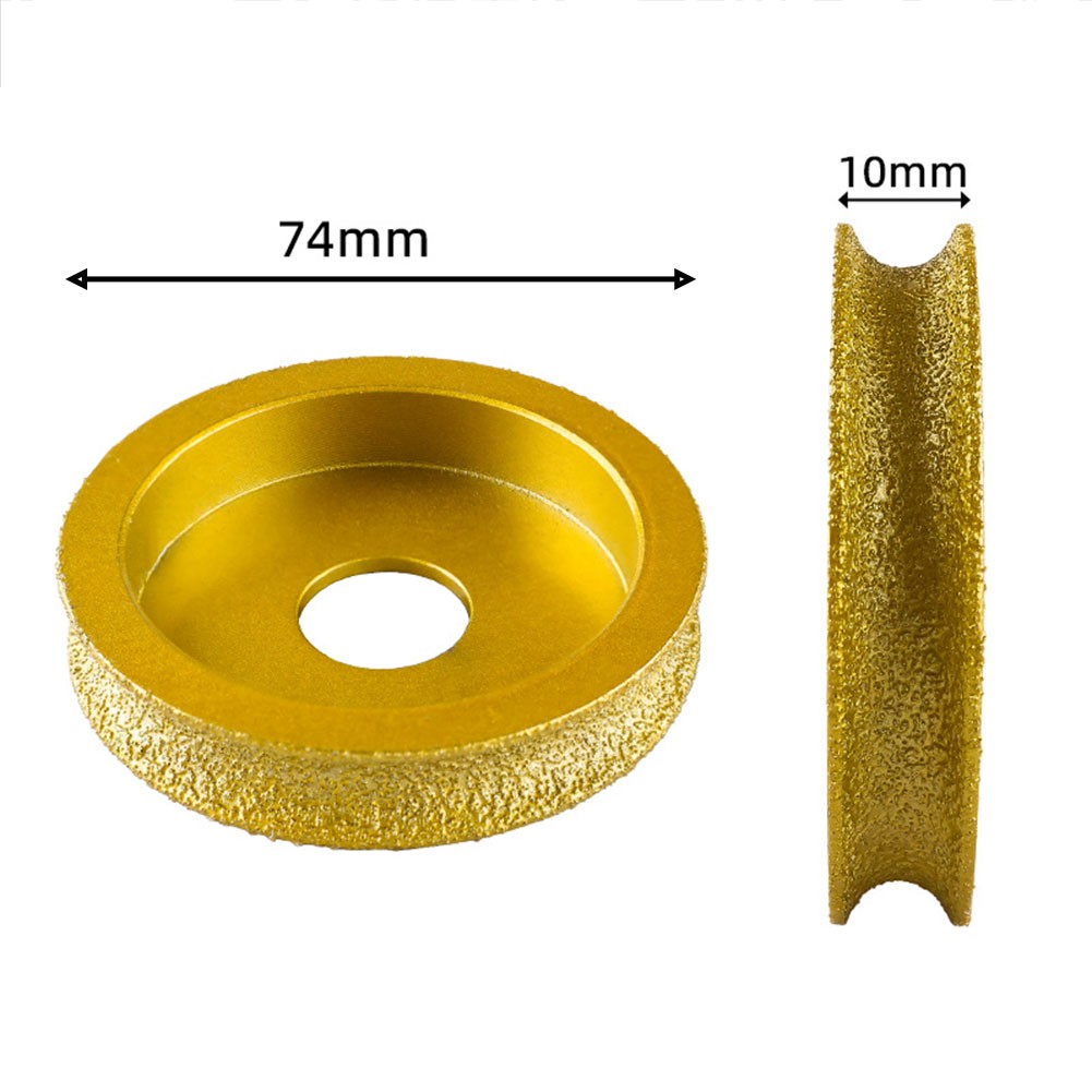 Grinding Wheel 74 x 20mm Dry Vacuum Brazed for Marble Granite Quartz Concrete