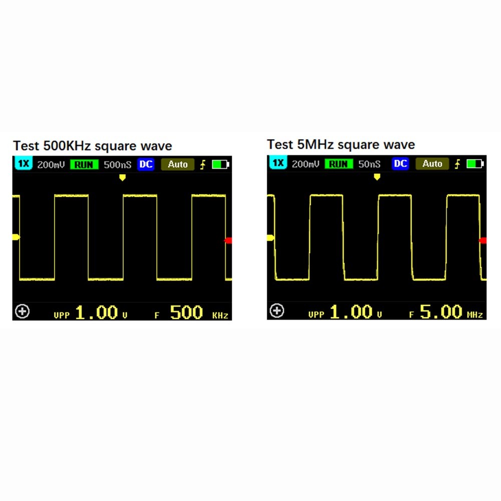 5012H Oscilloscope 500MS/s Sampling 100MHz Analog Bandwidth 64M Internal Storage