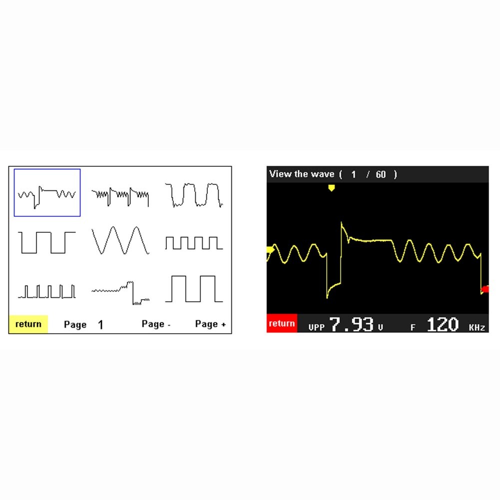 5012H Oscilloscope 500MS/s Sampling 100MHz Analog Bandwidth 64M Internal Storage