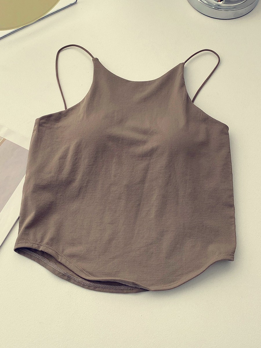 Women halter top with chest pads and base layer suitable for parties and beach - Picture 19 of 24