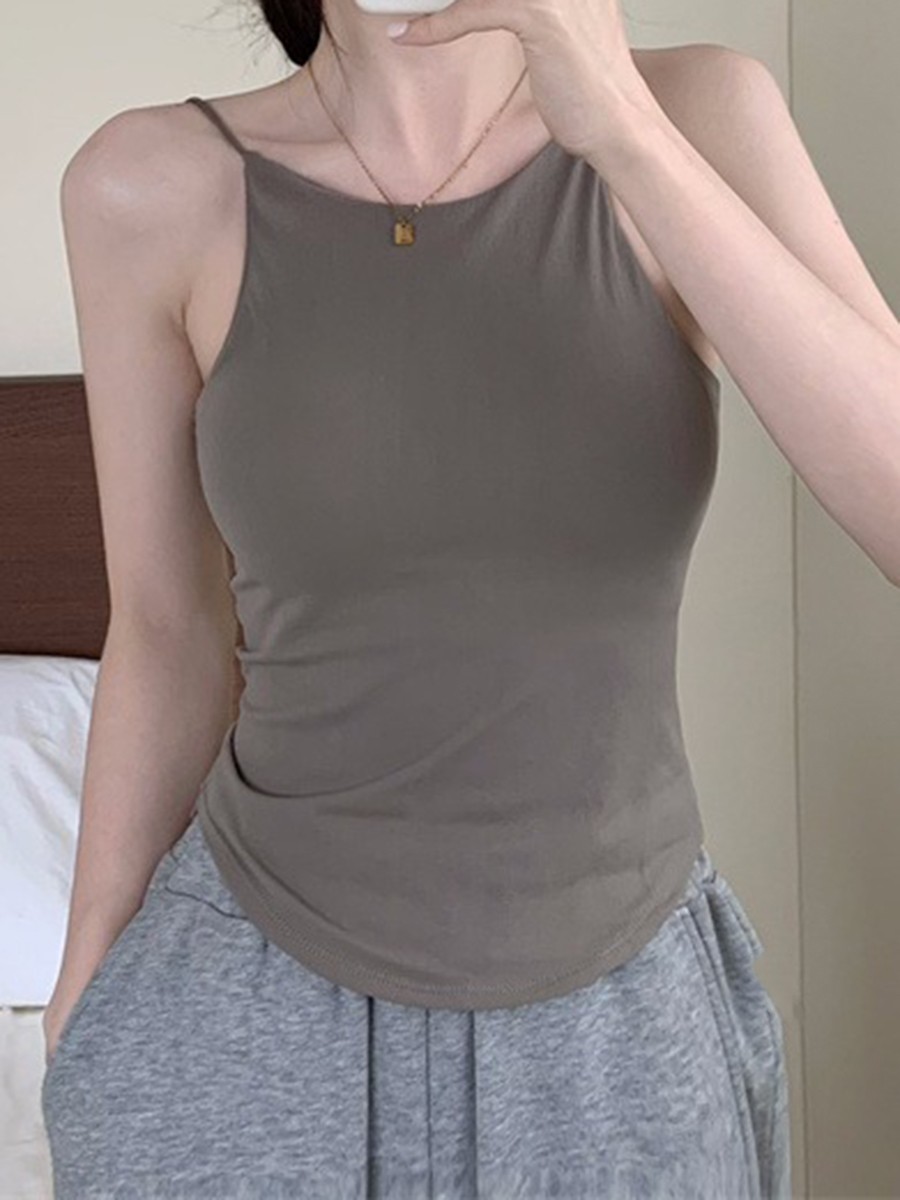 Women halter top with chest pads and base layer suitable for parties and beach - Picture 16 of 24