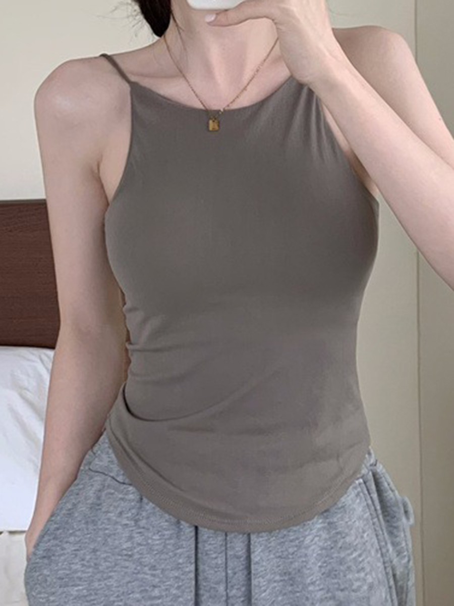 Women halter top with chest pads and base layer suitable for parties and beach - Picture 18 of 24