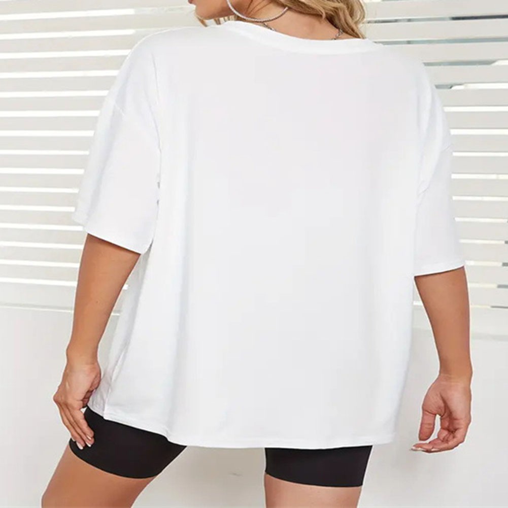 Loose Fit Women Summer T Shirt Tomato Print Short Sleeve Casual Vintage Top - Picture 22 of 28