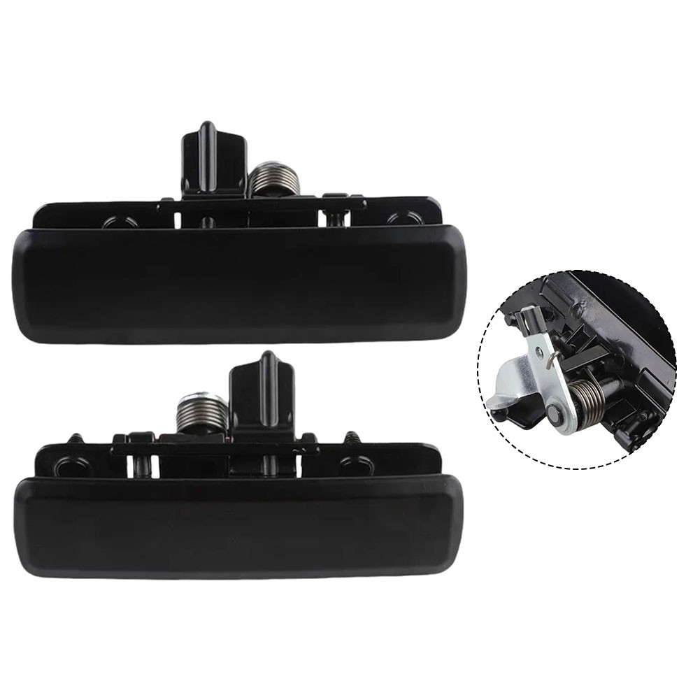Black Handle Exterior Door Handle Direct Fitment Enhanced Aesthetic Appeal - Picture 16 of 24