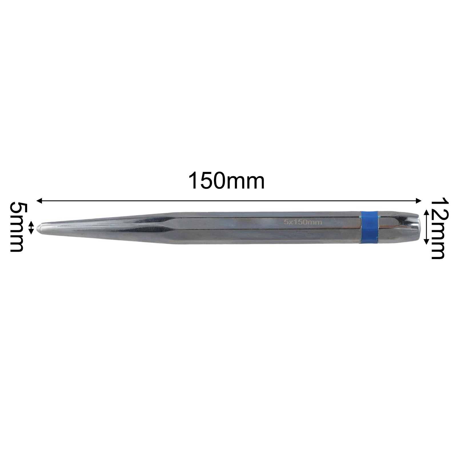 Marking Center Punch Tools 12PCS Alloy Steel for Wood and Metal 4x120mm