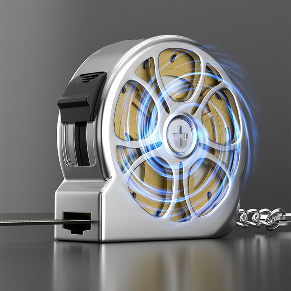 Kompaktes 2 Meter Edelstahl Maßband einziehbares metrisches Lineal rostfrei - Bild 38 von 39