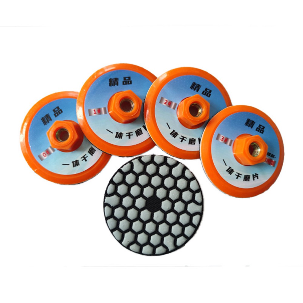 For Quartz Granite Polishing Tool for Stone Surfaces with Rubber Backrest
