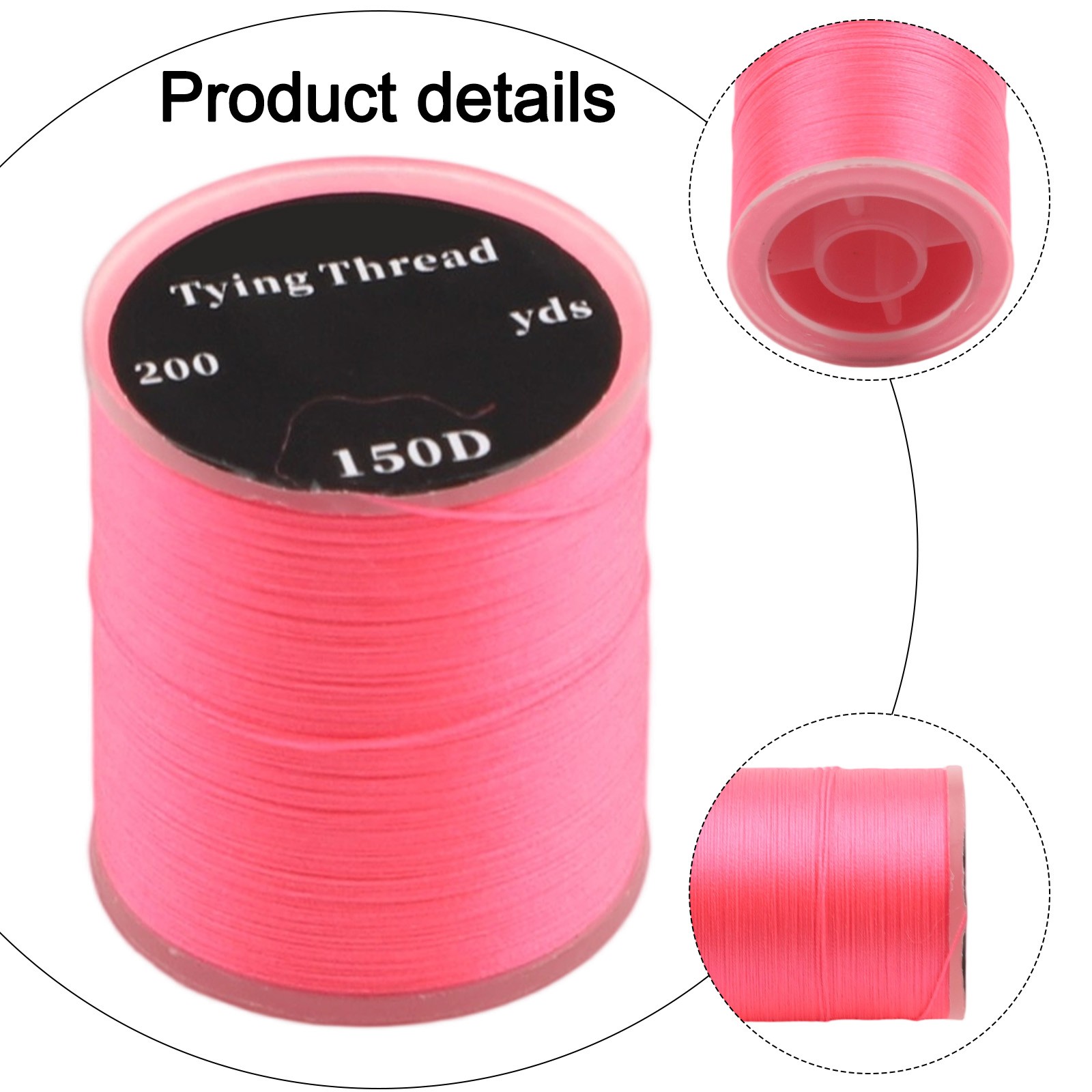 Fly Tying 150D Thread Multicolor /Assist Hook Binding Line Hand-Made Thread DIY - Picture 70 of 89