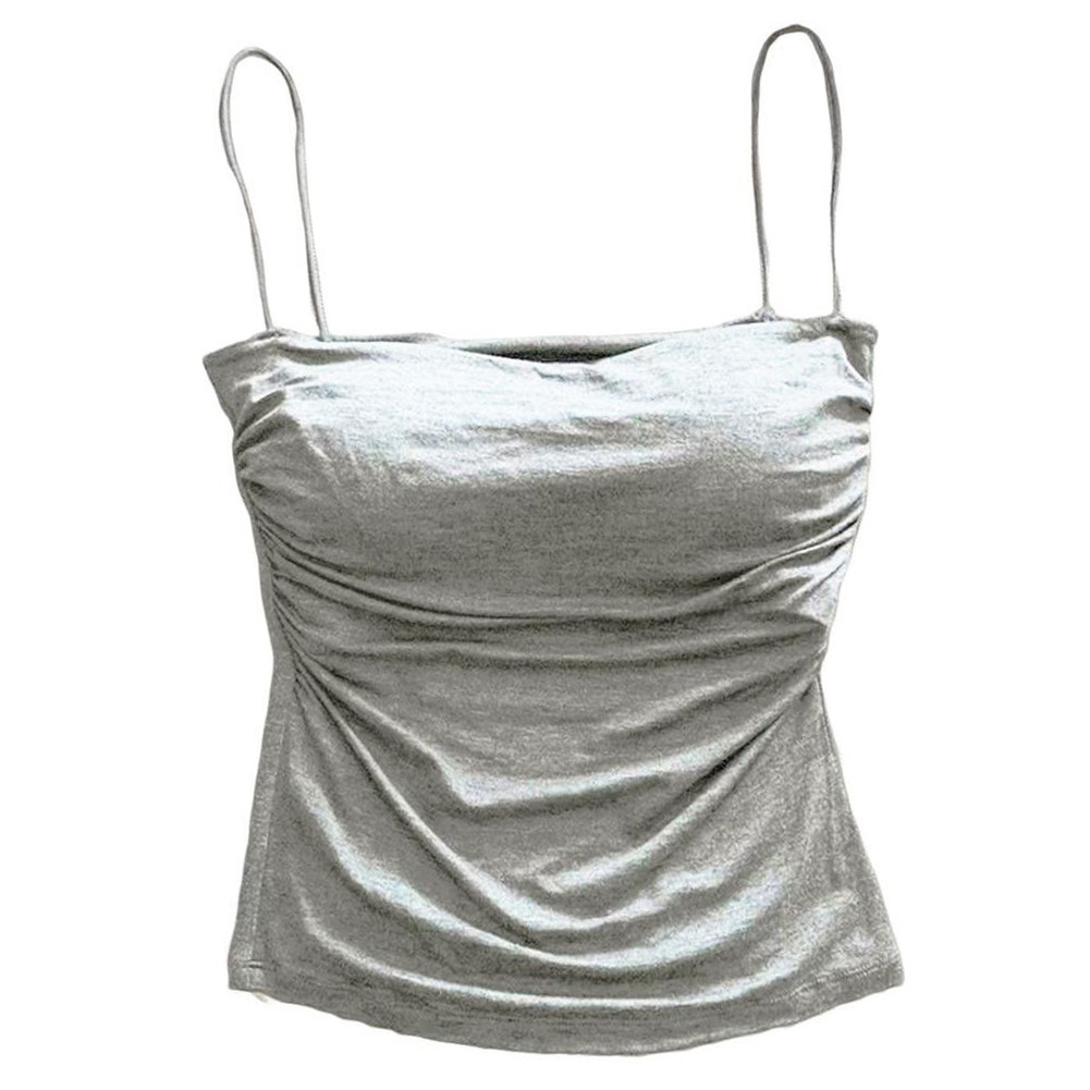 Sexy Tank Top for Women with Built In Bra Spaghetti Strap Casual Summer Style - Picture 43 of 43