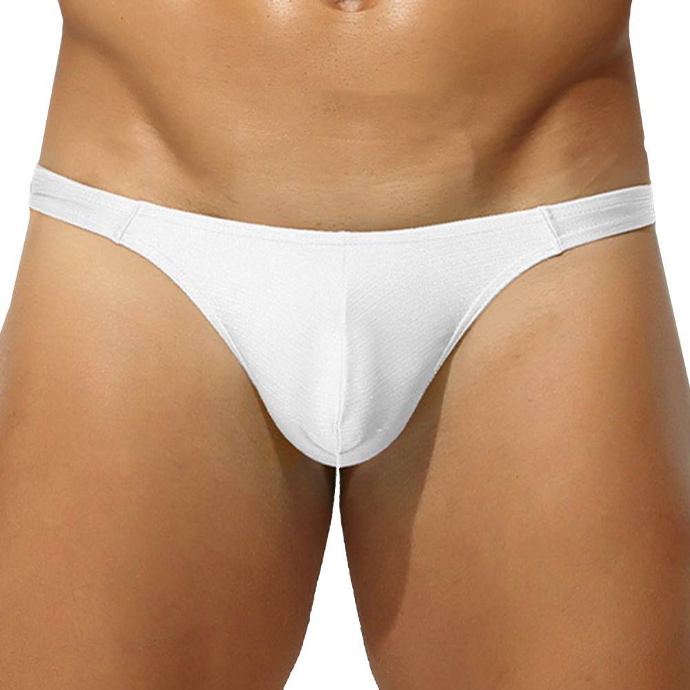 Herren Atmungsaktiv Niedrige Taille Glänzend G String Tanga Unterwäsche Elastisch Beutel Design - Bild 11 von 26